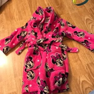 Toddler Minnie Mouse robe 3T